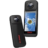 PANOX V2 360度全天球 ブログカメラ 1/2" 48MP センサー 5.7K 360 ビデオ 72MP 360 写真 3インチ タッチスクリーン, 4K 360 マルチプラットフォームのライブストリーミング能力,カメラ内ワンクリッククイック