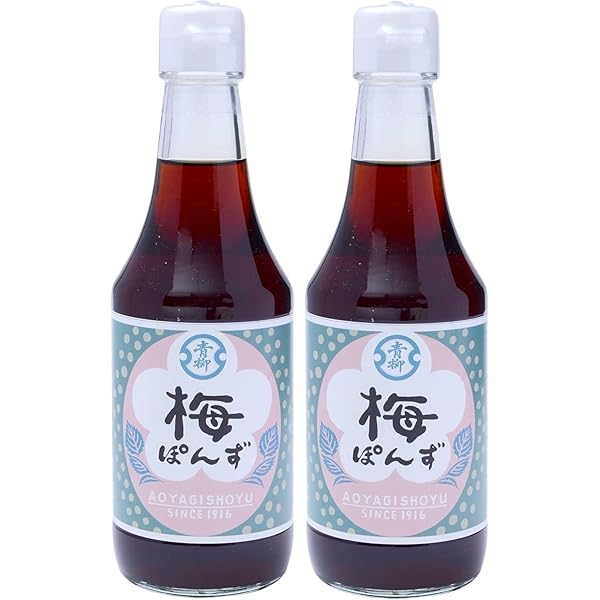 ポン酢 Amazon.co.jp: [青柳醤油] 梅ぽんず 150ml×2/ ポン酢 ぽん酢
