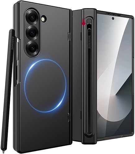 Amazon.co.jp: Galaxy Z Fold6 S Pen Case|グレー|スマホケース