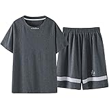 [ラブ屋] ナイトウェアセット メンズ 夏 かっこいい ルームウェア パジャマ ショートパンツ 上下セット 通気 綿 半袖 寝巻き 部屋着 彼氏のプレゼント L/XL/XXL/XXXL
