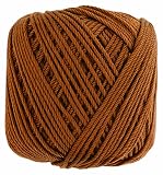 NASKA ロイヤルグランデ はじめて レース糸 #20 Col.327 ブラウン 系 10g 約43m 3玉セット R-1