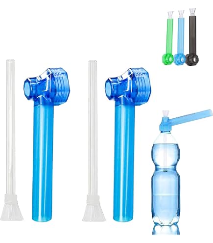 Amazon.co.jp: 水ギセルアクリル水フィルターパイプミニポータブル水