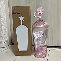 Amazon | 韓国限定 スターバックス 桜 ガラス タンブラー