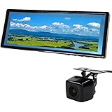 Driveworld バックミラーモニター モニター セット ルームミラーモニター 9.1インチ 12V 24V バックカメラ 角型 カメラ 連動 トラック対応 [B391C859B]