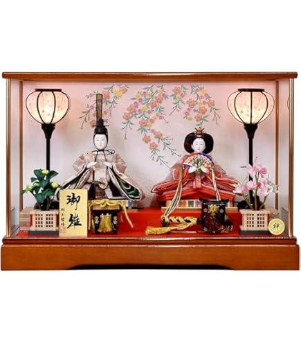 Amazon | 一秀 雛人形 木目込み 親王飾り ケース飾り 立雛 神雛 0号 E Amazon | 一秀 雛人形 木目込み 親王飾り ケース飾り 立雛 神雛 0号 E