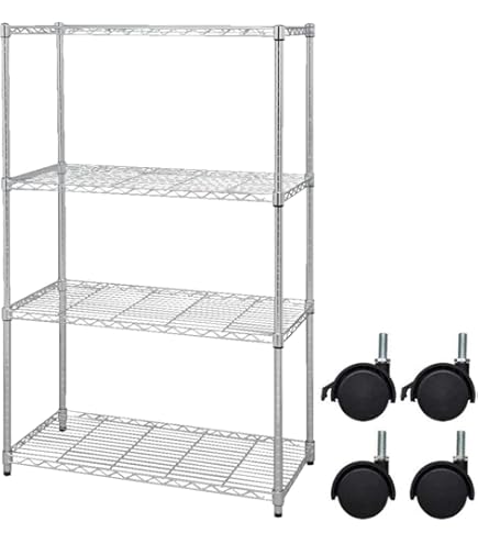 スチールラック　5段　幅90cm メタルラック　メタルシェルフ　キャスター付き スチールラック キャスター付き シェルフ 5段 幅90cm 幅90 奥行き35 高