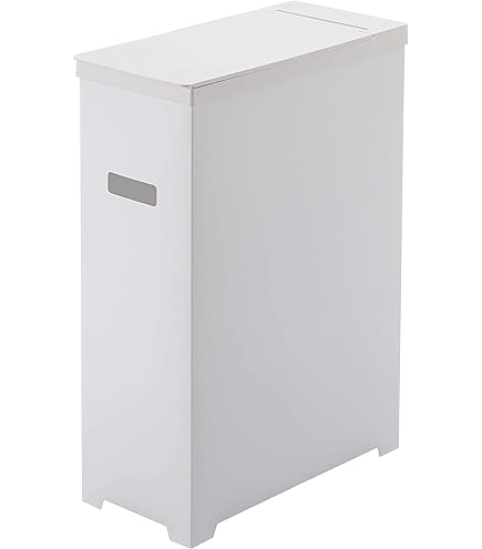 Amazon｜ダストボックス/蓋付きゴミ箱 【2分別】 幅55cm キャスター