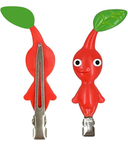 Amazon.co.jp: ピクミン ヘアクリップ(赤ピクミン) : ベビー＆マタニティ