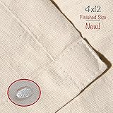 ドロップ布TarpアートSupplies – melca – Be Confident You Have theキャンバスYou Need – 4 x 12 Finishedサイズ、縫い目のみon t