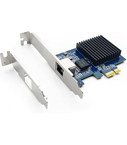 KALEA-INFORMATIQUE Tarjeta de Red 10G Ethernet PCIe Gen4 Puerto RJ45 Compatible con 1G, 2,5G, 5G y 10G con Controlador Realtek RTL8127: Adaptador LAN de Alta Velocidad para PC