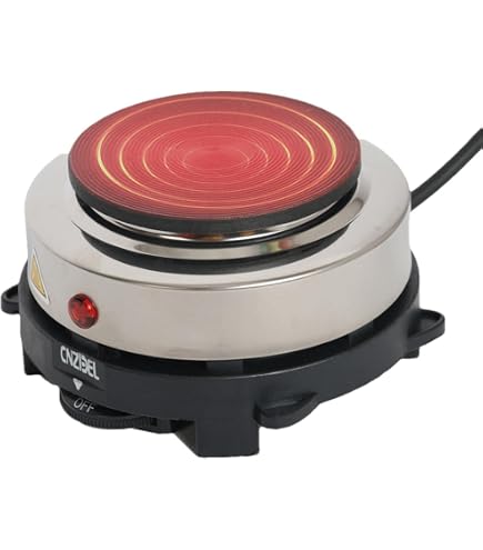 Amazon.co.jp: 野々田商店 風炉型電熱器 100v-410W さつま枇杷色