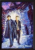 uhomate Detective Sherlock French Night壁装飾Vincent van Gogh starry nightポスターホームキャンバス壁アート印刷記念ギフトベビーギフト