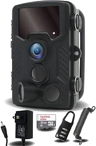 FL-Products 4K 防犯カメラ 防水 暗視 トレイルカメラ フルセット 人感