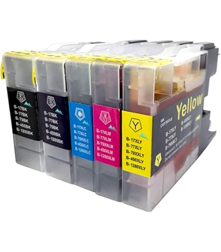 ブラザーLC17-4PK/LC17BKインクセット未使用保管品 ブラザー純正インク 大容量4色パック LC17-4PK