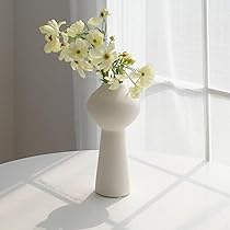 Amazon.co.jp: YJFFQ 陶器 フラワーベース 花瓶 大きい 25cm