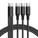 [幕末] 充電ケーブル タイプC 3本 Type C USB Type-C USB-C ナイロン編み ケーブル 3in1 3台 同時 高耐久性 断線防止 1.2m データ伝送 iPhone 16/15/iPad/MacBook Pro、Galaxy S24、iPad、Xperia、Galaxy、Pixelなど 超耐久映像出力不可 (コンセント側:USB-C:ブラック)
