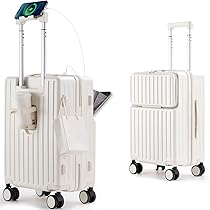 スーツケース キャリーケース キャリーバッグ ファスナー ダブルキャスター 白 楽天市場】前開き スーツケース キャリーバッグ キャリーケース