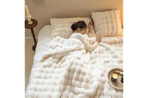 VERILADY 毛布 ふわとろ毛布 ふわもこ毛布 ブランケット 柔らかく肌触 ふわふわ モコモコ 冷え対策 洗える おしゃれ 静電気防止 暖かい 厚手 冬用(160x200,ホワイト)