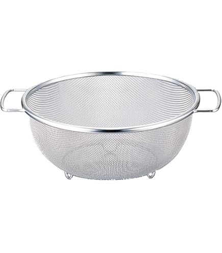 Amazon.co.jp: 金伊工業 シェイプライン 両手付 丸ザル 22cm SH-008