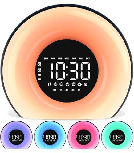 Amazon.co.jp: Philips Wake-Up Light Alarm Clock HF3505/01 with