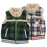 【アウトレット】 Bobson ベスト(80～130cm) キムラタンの子供服 グリーン 80 ( 77135x77635-143 )