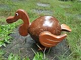 east-j手作りココナッツシェルDuck Coin Bank