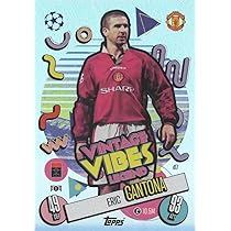Match Attax 2024 2025 Eric Cantona Vintage Vibes Legend