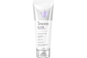 【THE ANSWER】 EXモイストトリートメント FOR DAILY DAMAGE (うるおい まとまり)日常ダメージ用 220g ベルガモット＆ダフネの香り 美髪5大必須成分配合 髪質改善 くせ毛 ノンシリコーン処方 花王