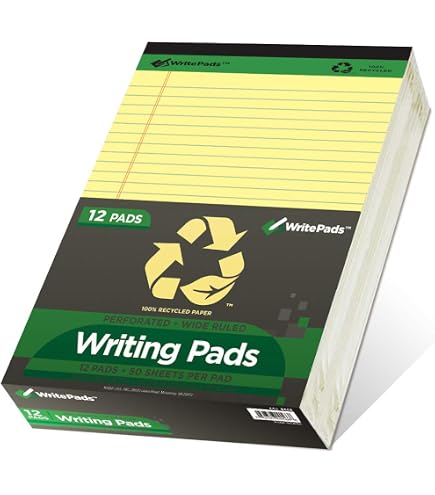 Amazon | Tops Docket jr. Legal Pads 12.7cm x20.3cm Assorted