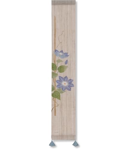 Amazon.co.jp: 和風タペストリー【枝垂月】約36×130cm 京都 洛柿庵 和