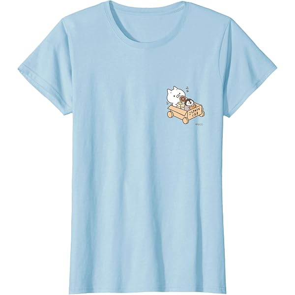 Amazon.co.jp: ねこぺん日和 ぺたっ Tシャツ : ファッション