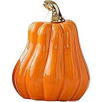 オレンジ かぼちゃ型 花瓶 陶器製 . 新しいコレクション 71obesXrHTL._AC_UF350,