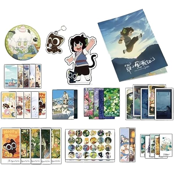 Amazon.co.jp: 羅小黒戦記 グッズ 福袋 116点セット ギフトボックス