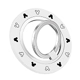 【両面マグネット・超强磁力】ミッキーマウス スマホリング MagSafe対応 - マグセーフ リング マグネット 超強力 薄型 360度回転 角度調節可能 簡単着脱 iPhone 15 Pro/15 Pro Max/ 15 /14 Pro Max/14 Pro/14/13/12 などに 対応 アンドロイド全機種対応 (白)