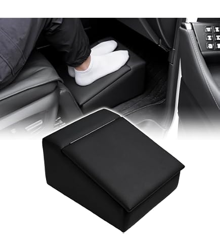 収納付き車用フットレスト 3個セット ブラック Amazon.co.jp: Virauto フットレスト 車用 足置き オットマン シューズ
