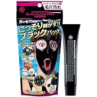 OKブラッククリア直塗りパック40g (はがすタイプ) 毛穴パック 角栓 黒ずみ 古い角質 くすみ うぶ毛 手が汚れない 炭 クレイ