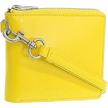 【極美品】バレンシアガ 二つ折り財布　エブリデイ　イエロープリント　シボ革 Amazon.co.jp: [バレンシアガ] 二つ折り 折財布 レディース