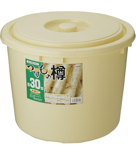 Amazon｜新輝合成(Shinki Gosei) トンボ 漬物樽 漬物容器 30