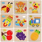 Demiawaking　 かわいい幼児 子供 教育教材 木のおもちゃ　知育/啓蒙教育おもちゃ　木製パズル