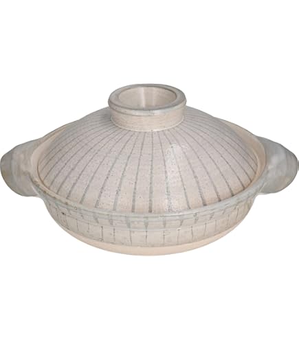 Amazon｜長谷製陶 長谷園 伊賀 土鍋 大 3-5人用 約31cm 約2700ml 直火