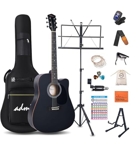 Amazon | 6文字列の40インチ女の子のためのアコースティックギター