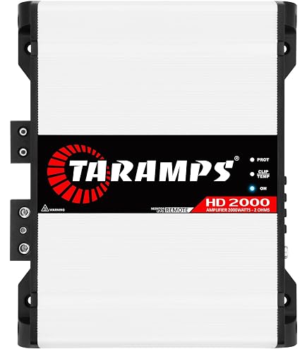 Amazon.co.jp: Taramps MD 1800.1 4オーム 1800w 1チャンネル カー