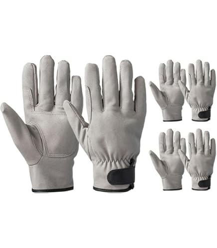 Amazon | TRUSCO(トラスコ) レンジャー型手袋 牛本革製 L JK-18-L × 10