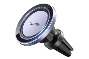 UGREEN MagSafe Car Mount, Magsafe Phone Car Holder, Air Vent 360° Adjustable Magnetic Phone Holder, Strong Magnet, Easily Install, Compatible with iPhone 17 Pro Max and Phones with MagSafe Case