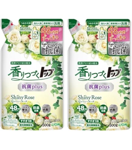 香りつづくトップ 抗菌プラス シャイニーローズ 本体850g+詰替500g