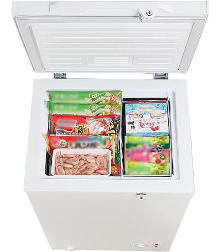 Amazon.co.jp: ノーフロスト ノンフロン 冷凍庫 上開き チェスト