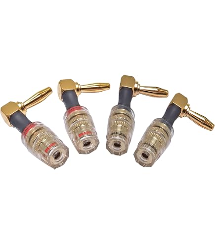 Amazon.co.jp: aeco Banana Plug ABP-1111, 4pcs/1set, Gold Plating