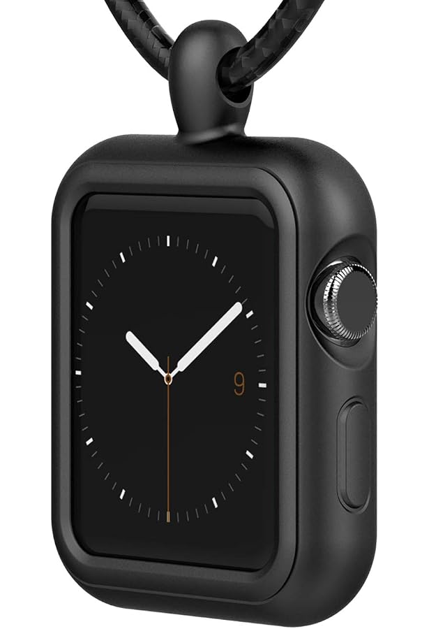 38/ 42mm Apple Watch Necklace Pendant Apple Watch Silicone Band/ Case/  Cover Replacement for Series 3/ 2/ Nike+ (42mm Black) - iWatch Pendant :  Amazon.com.au: Electronics
