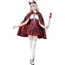 Amazon.co.jp: 赤ずきん 小悪魔 吸血鬼 コスプレ 衣装