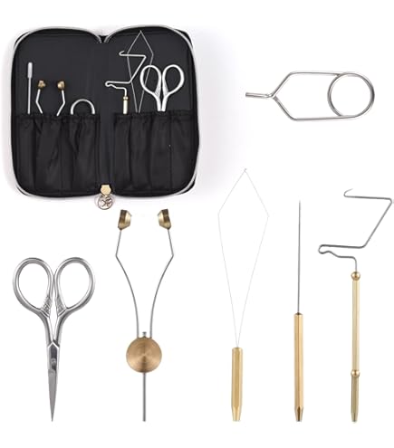 Amazon | DeeRace フライフィッシングツール バイス 釣りフライ